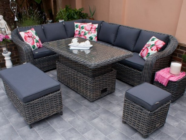 JPS Chartered Surveyors - Outdoor Garden Furniture Auction | Dining Sets, Lounge Sets, Companion Bench, Armchair Set, Cushion Boxes, Parasols - Auction Image 2